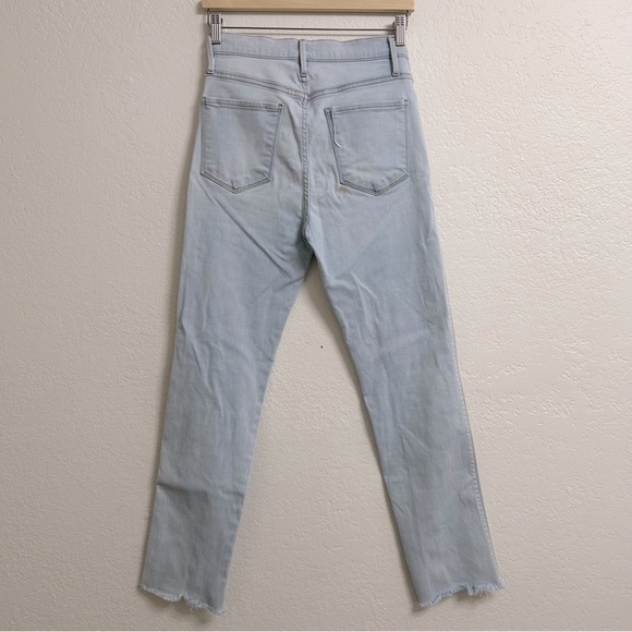 Frame Made in the USA Le Sylvie Slender Straight in Pacifica Jeans, Size 27 - Picture 3 of 7